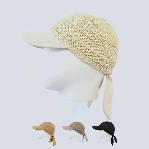 아동 밀짚 여름 캡 모자