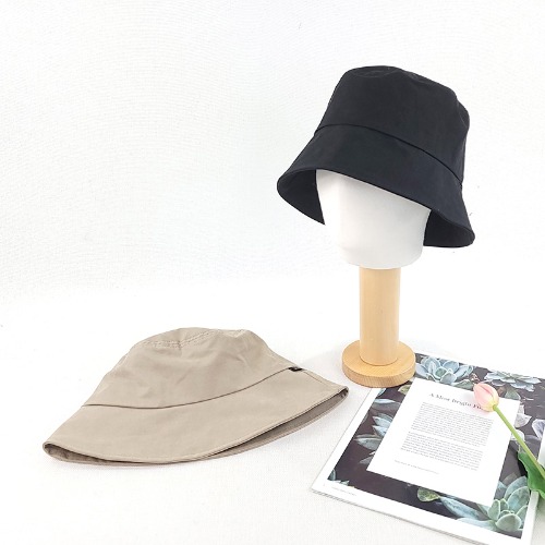 심플 라벨 벙거지 모자 남자 여자 남녀공용 기본 가을 겨울 버킷햇