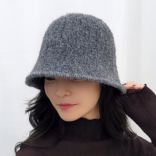 니트 벙거지 버킷햇 여성 겨울 모자