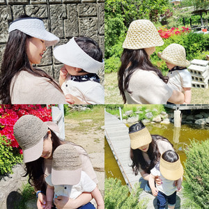 엄마랑 아기랑 여름 아동 키즈 세트 모자