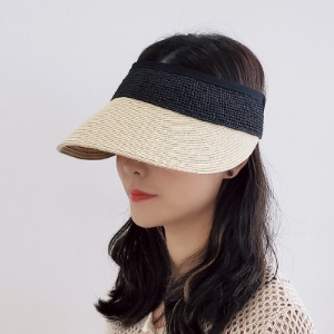 핸드메이드 밀짚 고급 지사 썬캡 여성 모자