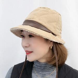 페도라 중절모 중년여성 퀼팅 패딩 벙거지 모자