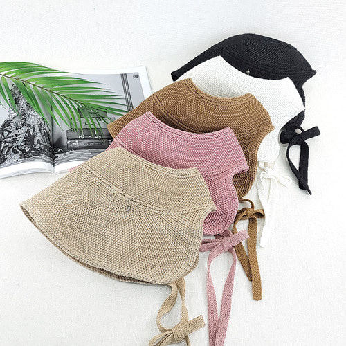 로우핏 뒷트임 보넷 벙거지 버킷햇 여성 여름 지사 모자